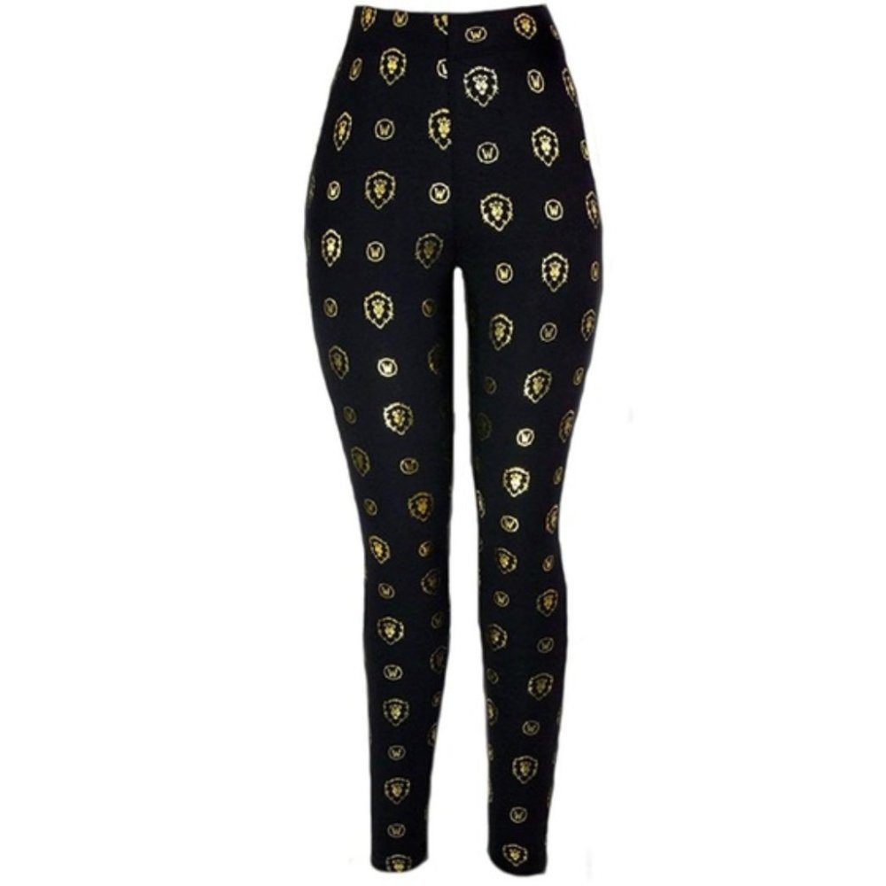 World of WarCraft Leggings Horde Foil Gold XXL